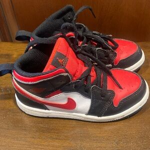 Nike Air Jordan Mid1 High Top Sneakers Sz 10